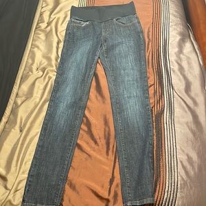 M. Rena Pull On Elastic Waist Jeans Size M